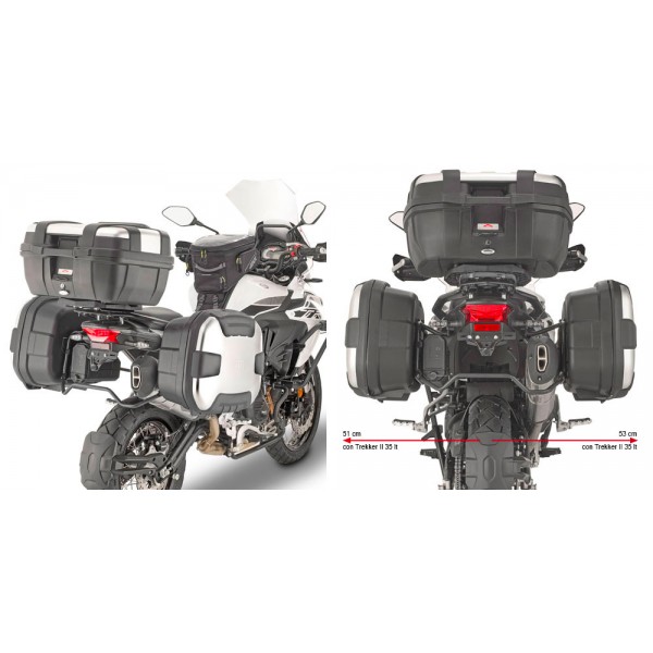 Givi Benelli TRK 502X (20) GIVI Pannier Rails